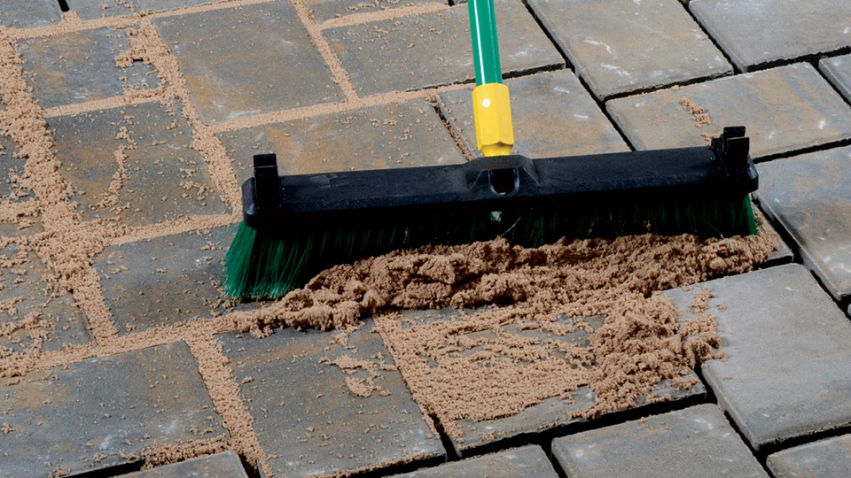 Filling the gaps between pavers